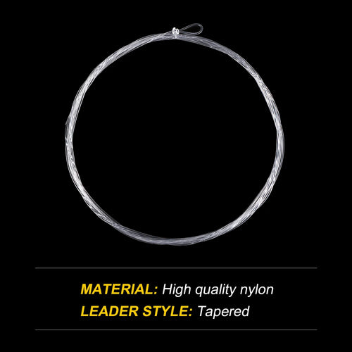 2,74 m Fliegenfischen Tapered Leader